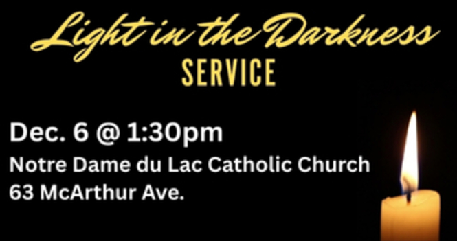 Light in the Darkness Service