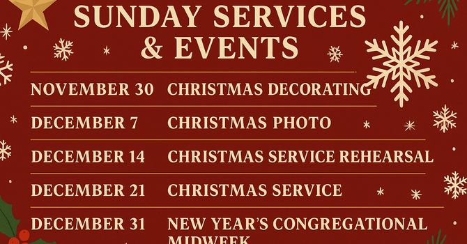 Christmas Service Rehearsal