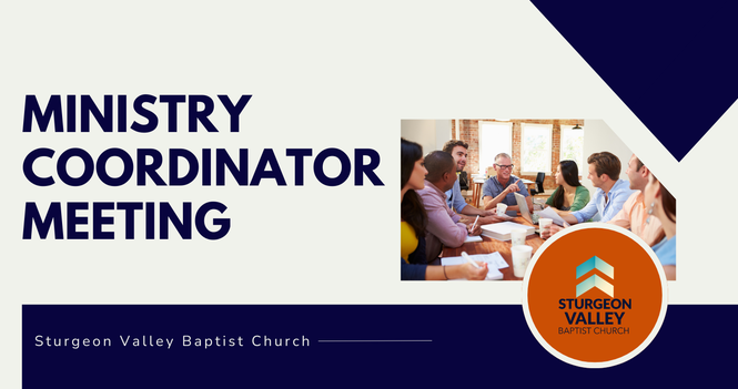 Ministry Coordinator Meeting