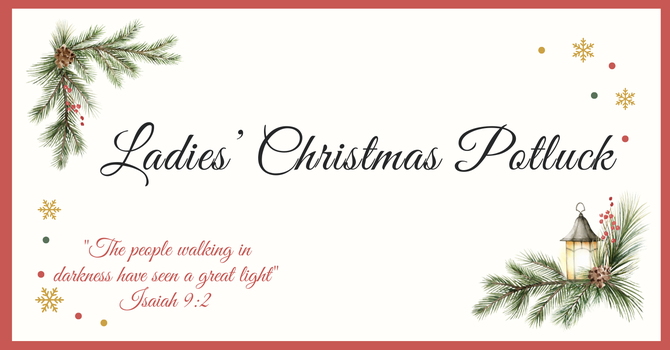 Ladies Christmas Potluck