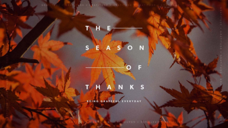 The Season of Thanks