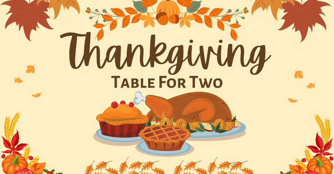 Thanksgiving Table for Two