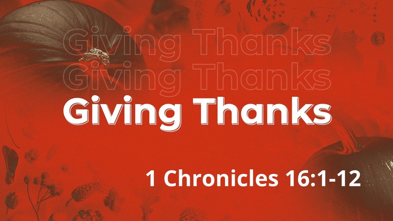Giving Thanks