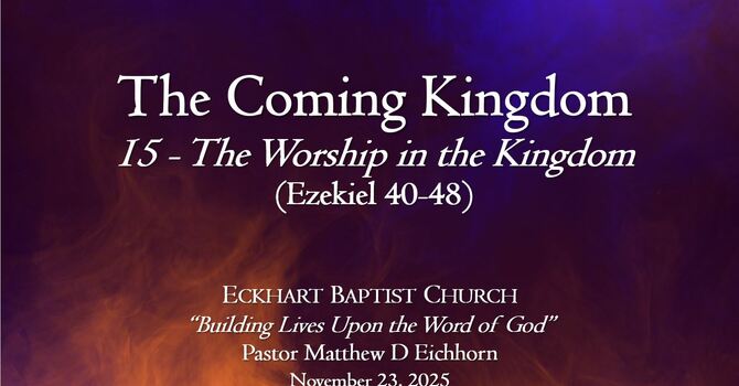 The Worship in the Kingdom