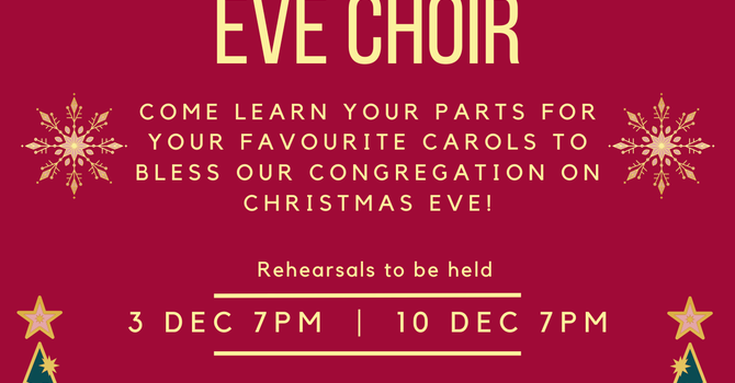 Christmas Eve Choir Rehearsal