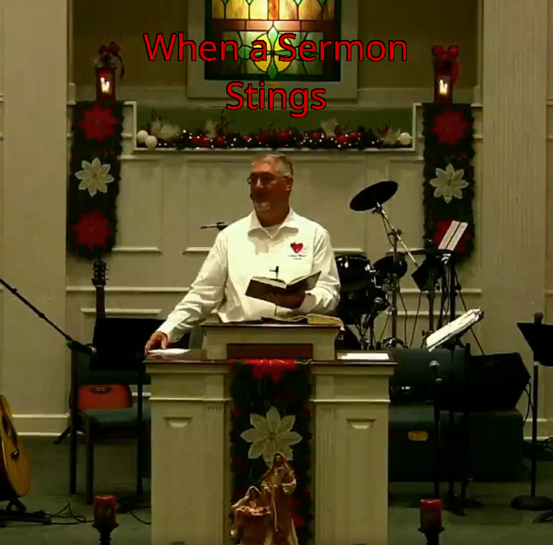 When a Sermon Stings
