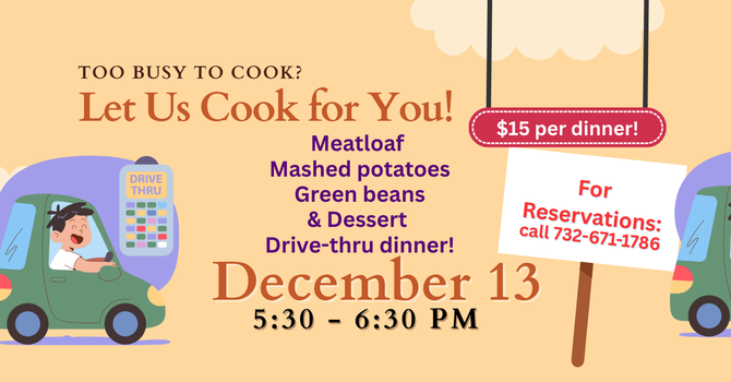 Meatloaf Drive-Thru Dinner