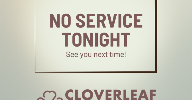 No Fellowship Dinner & No PM Service