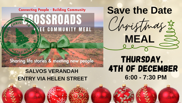 CROSSROADS - FREE COMMUNITY MEAL 