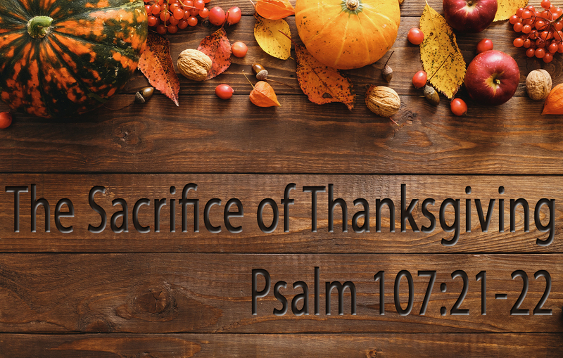 The Sacrifice of Thanksgiving