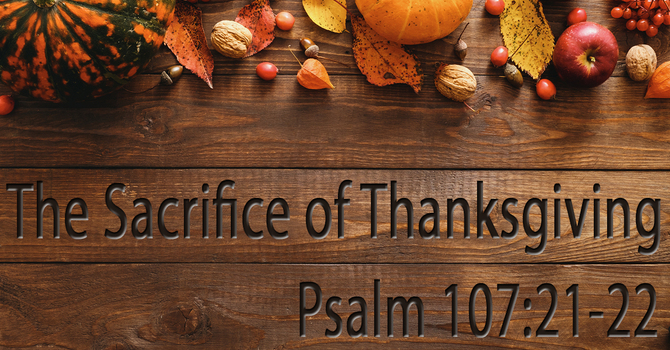 The Sacrifice of Thanksgiving