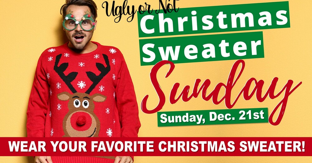 Christmas Sweater Sunday