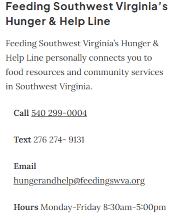 Community Food Resource