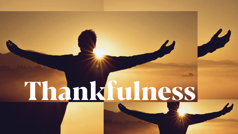 Thankfulness