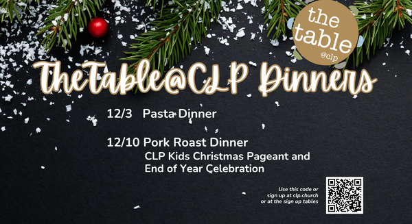 December The Table@CLP