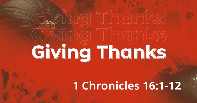 Giving Thanks