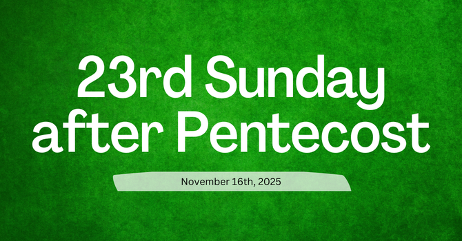 Sermon Reflection by Pam