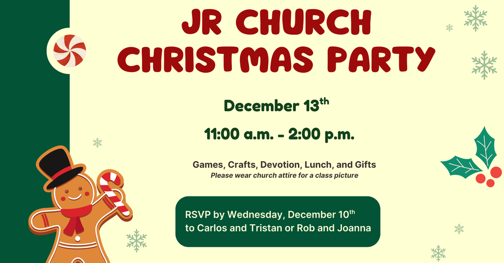 Jr Church Christmas Party