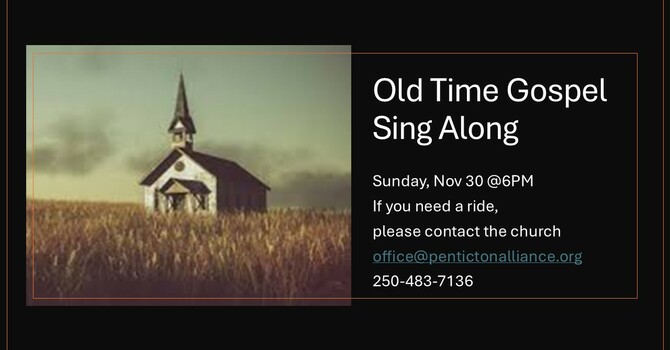 Old Time Gospel Sing Along