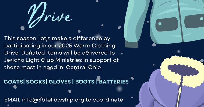 The 3rd Annual Warm Clothes Drive image