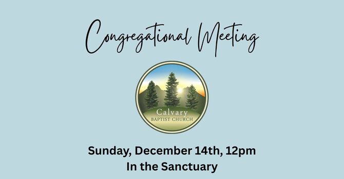 CONGREGATIONAL MEETING