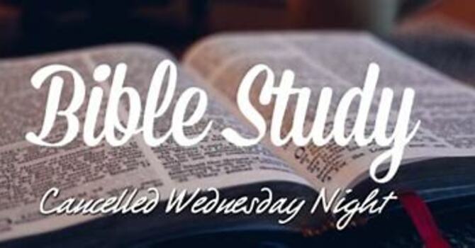 Wed. Night Cancelled Until After New Years