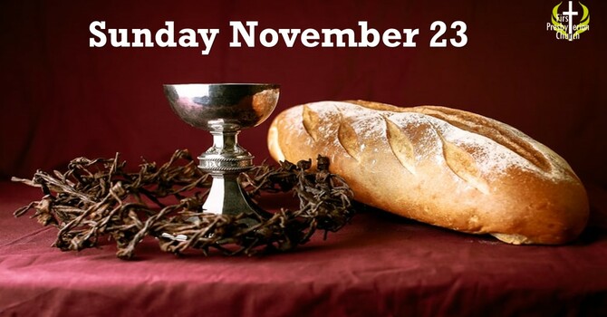 Sunday November 23 Worship Service