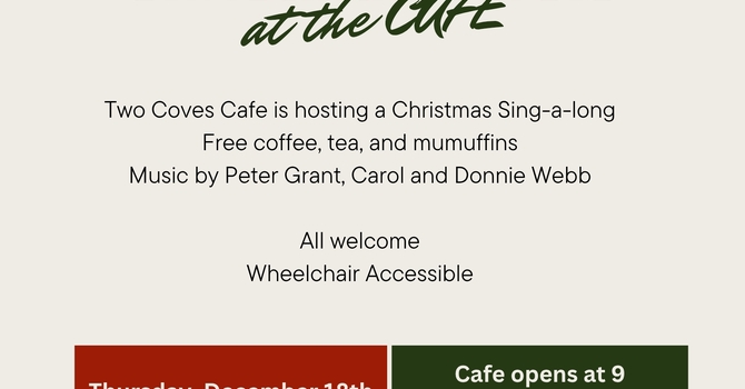 Christmas Carols at the Cafe