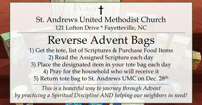 Reverse Advent Bags