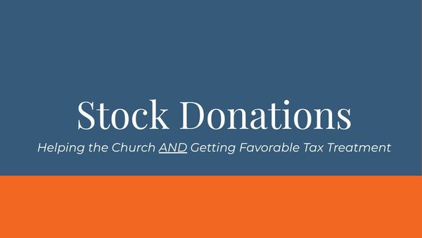 Donations of Stock