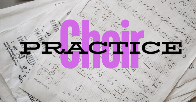 Changes to December Choir Practice Schedule image