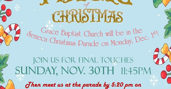 Seneca Christmas Parade Float Decorating