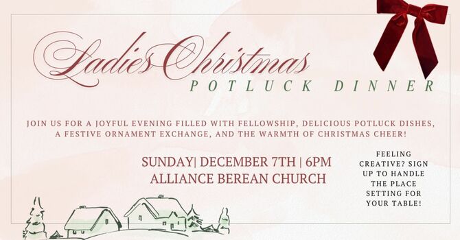 Ladies' Potluck Dinner & Ornament Exchange