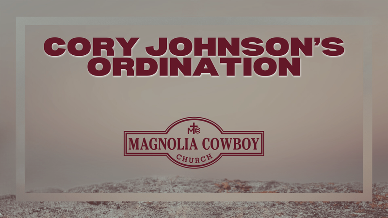 Ordination of Cory Johnson