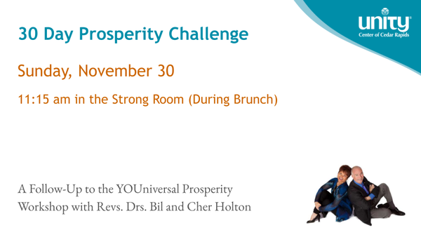 30 Day Prosperity Challenge Discussion