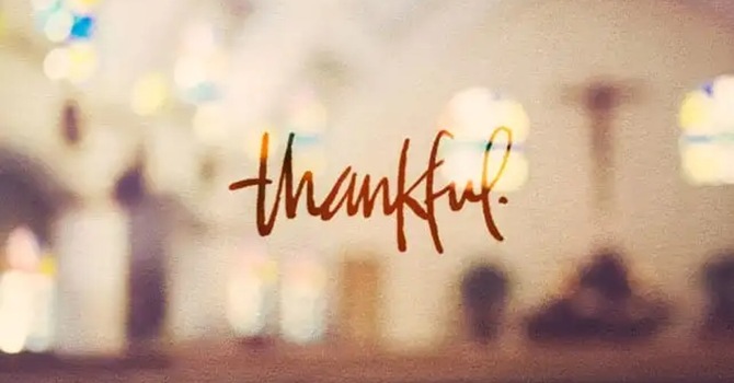 Are You Thankful for Your Church? image