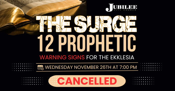 Surge Bible Class Cancelled image