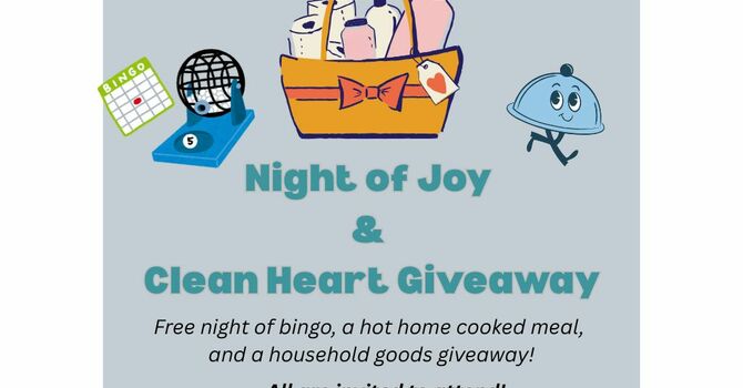 Night of Joy and Clean Heart Giveaway