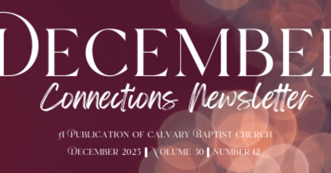 Connections Newsletter image