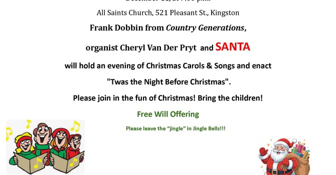 'Twas the Night Before Christmas Carol Concert