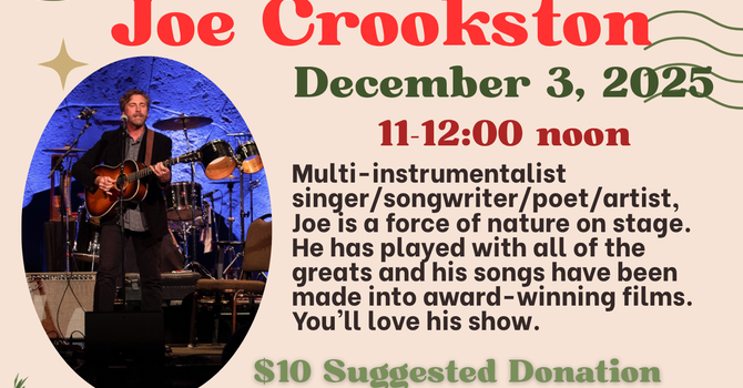 Coffeehouse Concert December 3rd  image