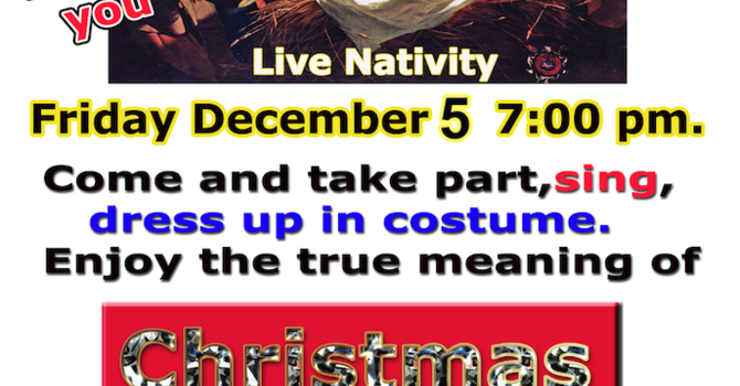 Live Nativity image