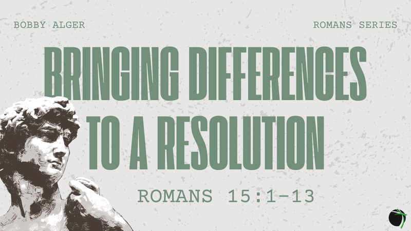 Bringing Differences to a Resolution