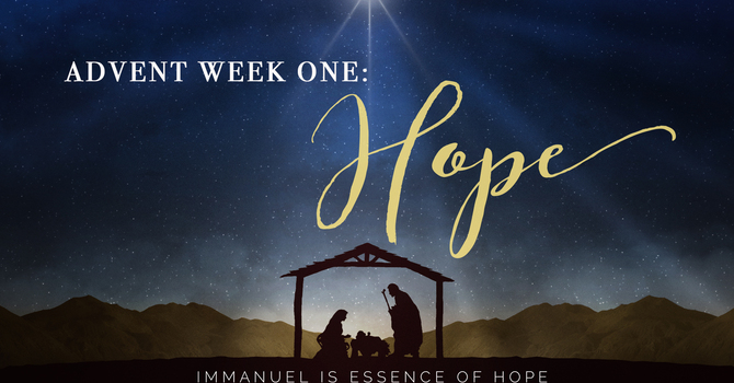 First Sunday in Advent: Hope image