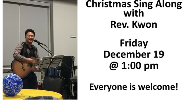 Christmas Sing A Long with Rev. Kwon