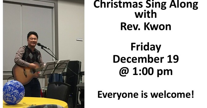 Christmas Sing A Long with Rev. Kwon