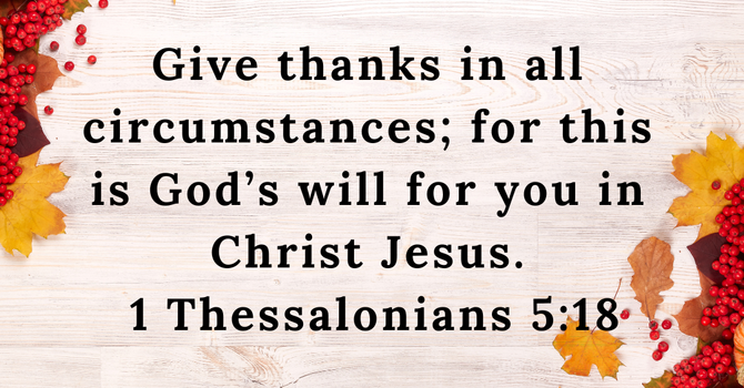 1 Thessalonians 5:18 image