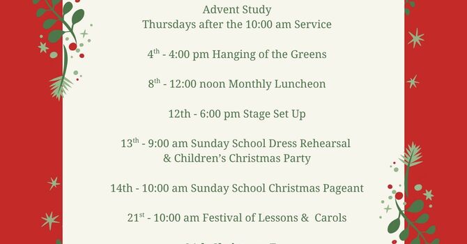 December Events image