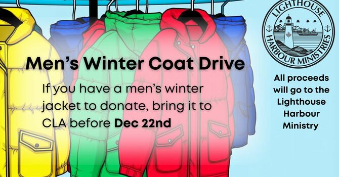 Men's Winter Coat Drive image