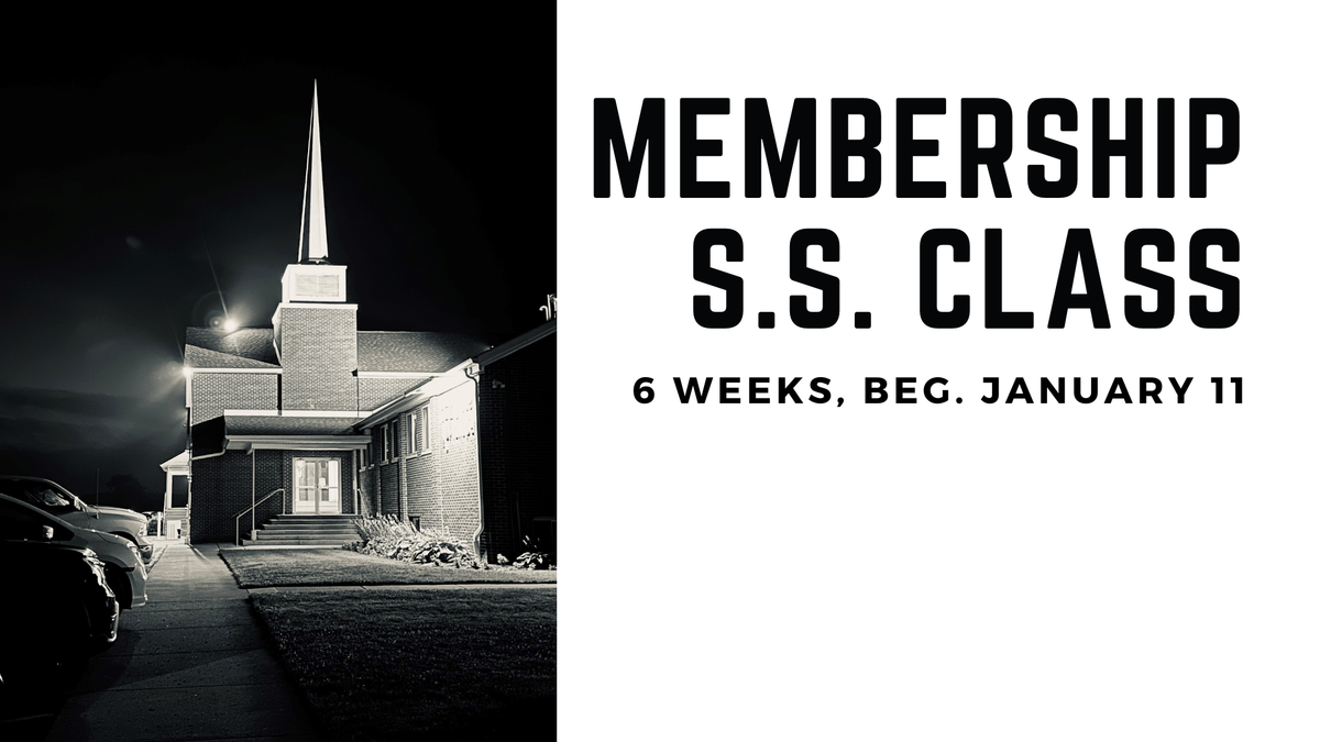 Membership Sunday School Class | Grace Chapel